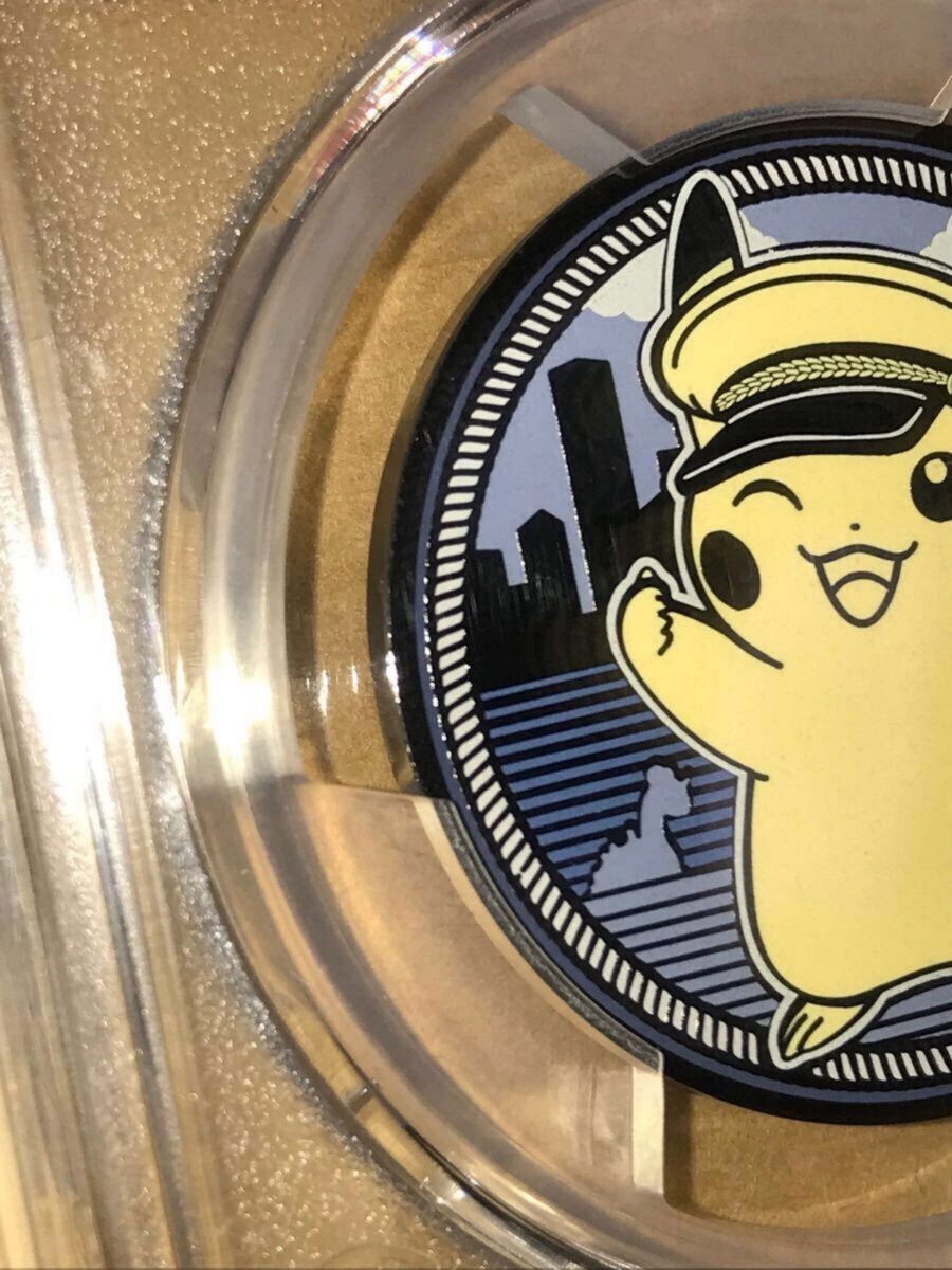 wcs2023世界大会 日本横浜記念 金属コイン ピカチュウ PSA鑑定9点 Pokemon Card PSA9 WCS 2023 Yokohama Memorial Pikachu Coin