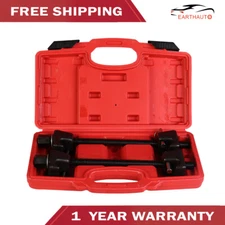 Set Coil Spring Compressor Tool Kit For MacPherson Struts Shocks W/ Detent Pins