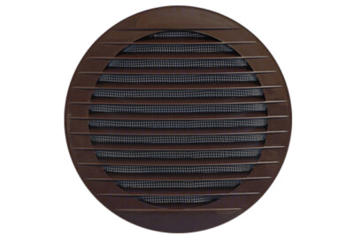 5901560504999 KRATKA OKRĄGŁA Z SIATKĄ 150MM BRĄZOWA DOSPEL