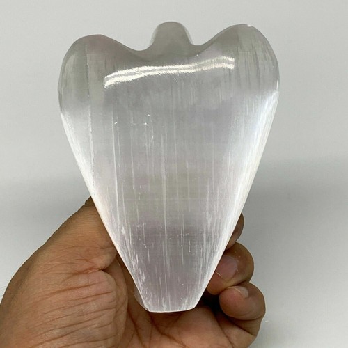 293.7g, 4"x3"x1.7"Natural Selenite (Satin Spar) Angel Crystal @Morocco,B8982 - Picture 4 of 10