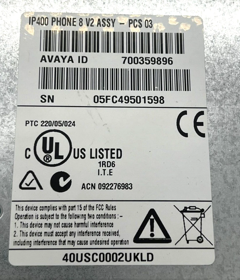 Telefone de escritório IP Avaya 8 módulos IP400 V2 com alimentação e 8 estações analógicas - Imagem 4 de 4