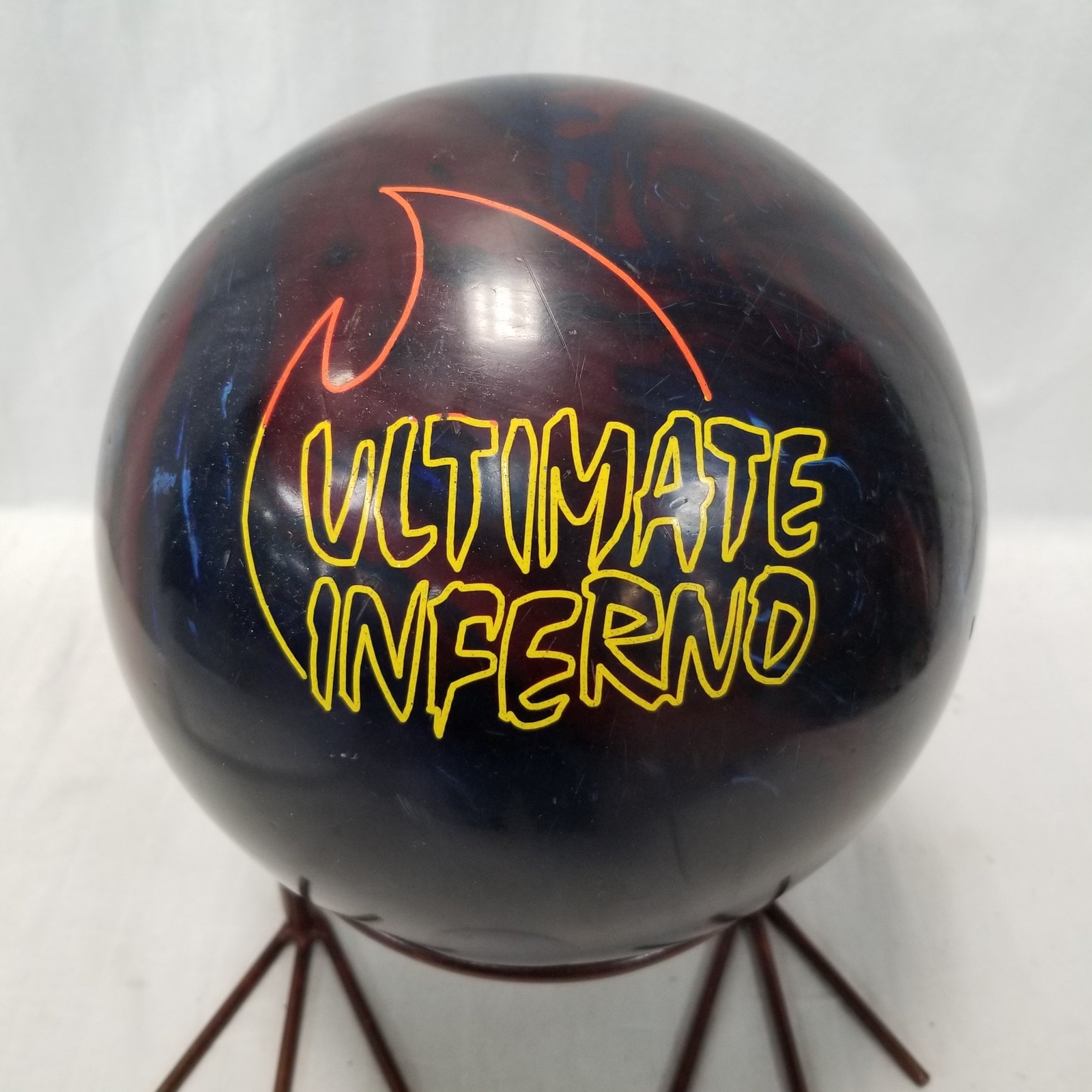 Brunswick Ultimate Inferno Bowling Ball Blue Red Activator Coverstock