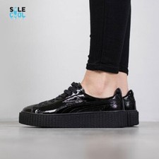 Scarpe sneakers casual Puma donna Creeper Wrinkled Patent 364465-01 nere