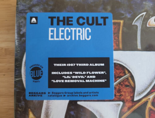 The Cult - Electric - Blue Vinyl LP - New & Sealed - Picture 2 of 4