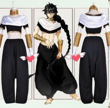 ¡NUEVO! Disfraz de Cosplay de Anime Magi El Laberinto de la Magia Judal Negro de Lujo