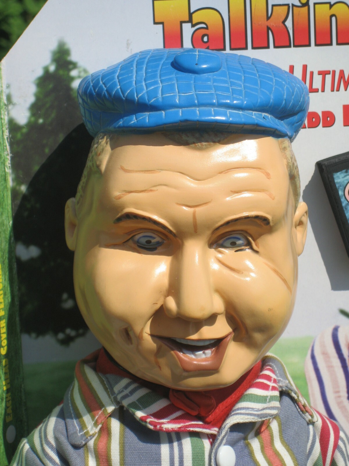 Custom Store Display ,Vintage The ( 3 ) Three Stooges Talking Golf Head
