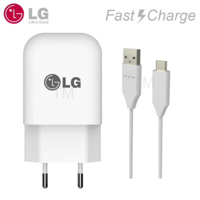 Original LG V60 ThinQ 5G Schnell-Ladegerät Netzteil Ladekabel Typ C