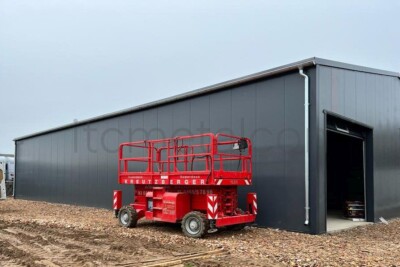 Isolierte Stahlhalle 20x40x5 sk 85kg Industriehalle Lagerhalle Gewerbehalle ITC