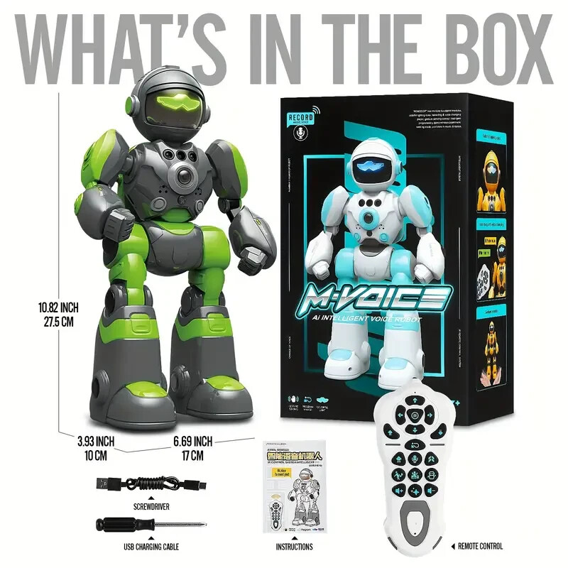 AI Smart RC Robot Toy Talking Dancing Robot for Kids Remote Control ...
