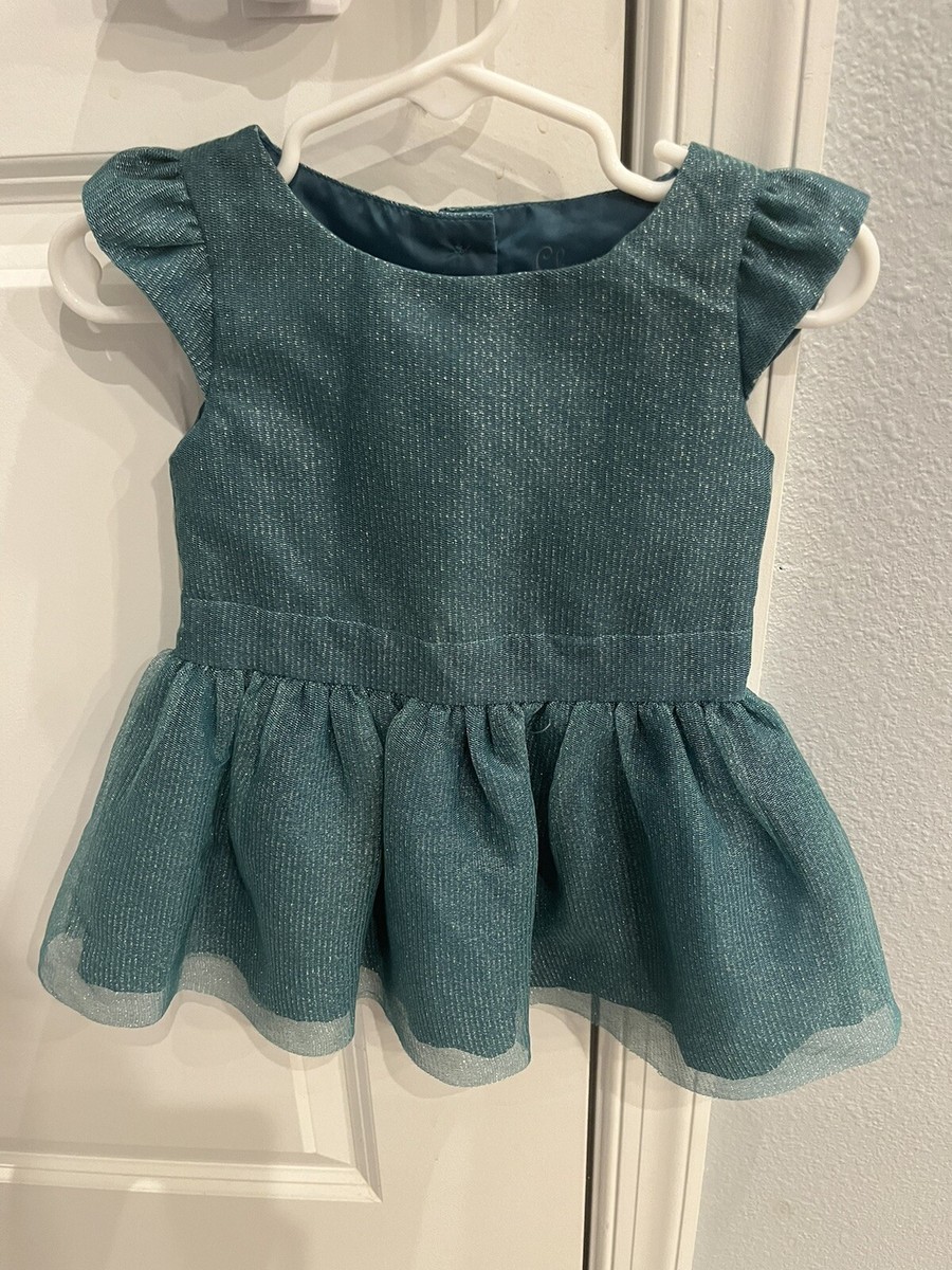 sachin and babi light blue dress Cute Baby Girl Bow Dress Beauty Pageant Dress Toddler Birthday Fluff –  marryshe main image 0