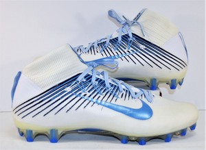 blue and green football cleats