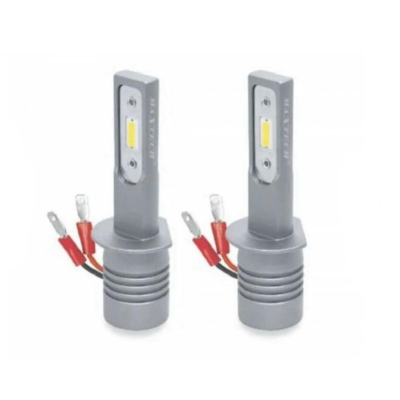 Coppia Luci H1 Auto Moto Full LED Fendinebbia Lampadine Bianco 6500k 6000LM - Immagine 1