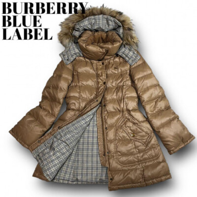 BURBERRY BLUE LABEL 3way down jacket in Nova check | eBay BURBERRY BLUE LABEL 3way down jacket in Nova check | eBay