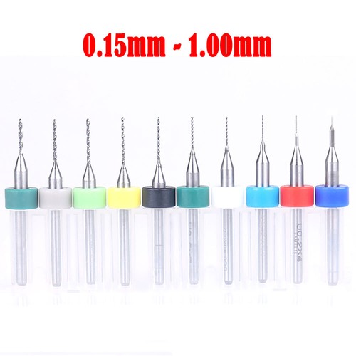 10Pcs 0.15mm-2mm PCB Print Circuit Board Carbide Precision Drill Bits Tool Set - Picture 7 of 8