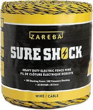 HDW1320YA-Z Heavy-Duty Sure Shock Aluminum Polywire PVC-Coated Fiberglass UV