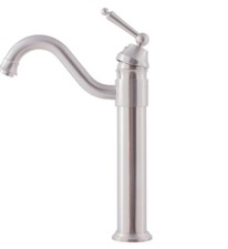 Novatto BM-359BN CENTURY Single Lever Vessel Faucet, Brushed Nickel