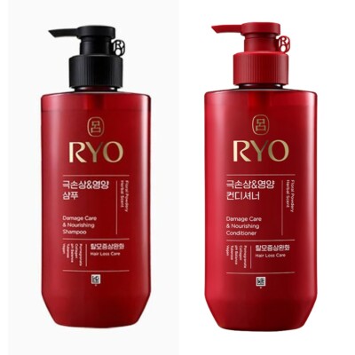 Korea Amore Pacific Ryo Hambit Damage Care Shampoo 480ml  Rinse 480ml