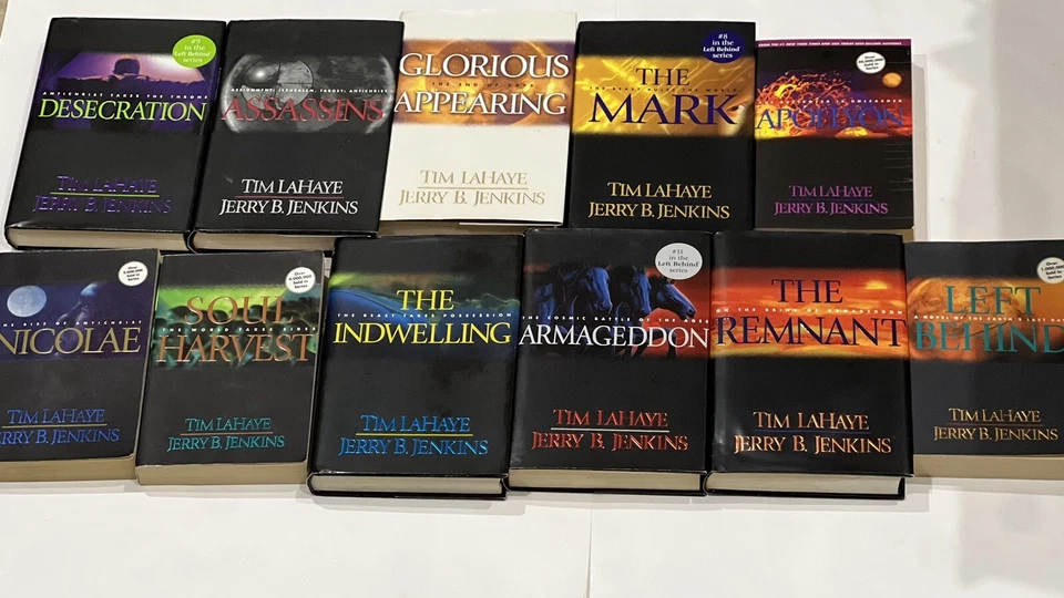Left Behind Series Paperback and Hardcover books Lahaye Jenkins #1, #3-11 - Image 2 of 2