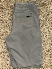 O Neill Hybrid Hyperdry Standard Fit Shorts Mens Size 28 Gray Pockets