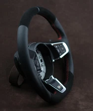 READ FIRST * custom Steering WheeI XE XF E F-Pace X540 R S thick flat bottom SVR