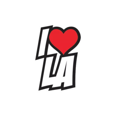 I Love La Sticker
