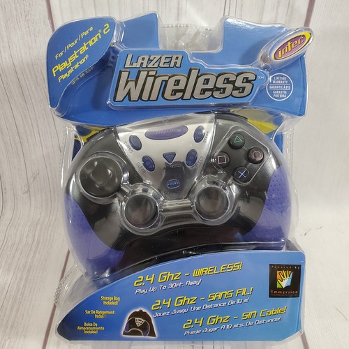 Intec PS2 Lazer Wireless Video Game Controller NEW Sealed - Picture 10 of 10