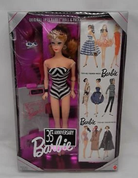 Original 1959 Barbie Doll 35th Anniversary Special Edition 1993 Mattel 11590