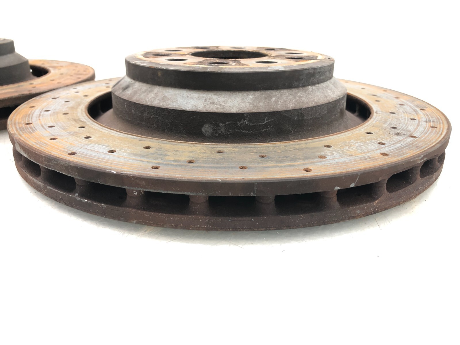 2014-2020 MASERATI GHIBLI S REAR AWD BRAKE ROTORS SET X2 OEM.