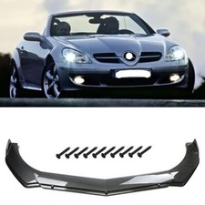 Carbon Style Front Bumper Lip Spoiler Splitter Body Kit For Mercedes Slk230320