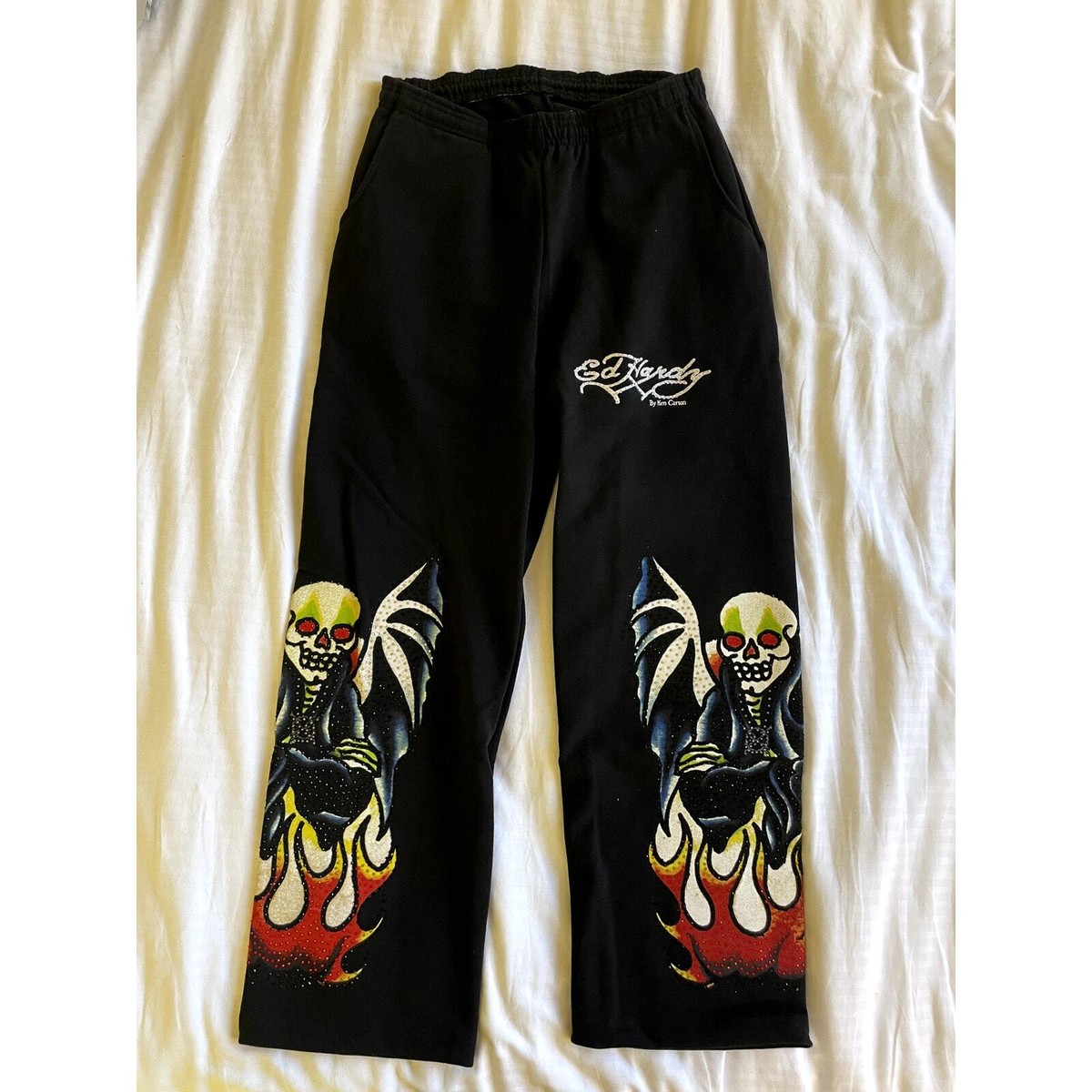 Ed Hardy x Ken Carson Complexcon Rhinestone Men's Pants | eBay Ed Hardy x Ken Carson Complexcon Rhinestone Men's Pants | eBay