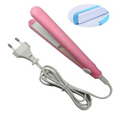 MINI PIASTRA ELETTRICA CON FILO CAPELLI PORTATILE VIAGGIO EFFETTO FRISE' HD-002