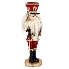 16" Red Nutcracker Doll Christmas Decoration, Christmas Tree Figurine
