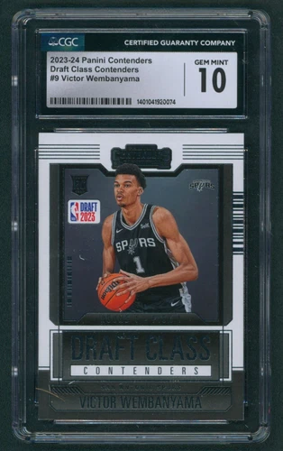 2023-24 Panini Contenders Draft Class Contenders #9 Victor Wembanyama RC CGC 10