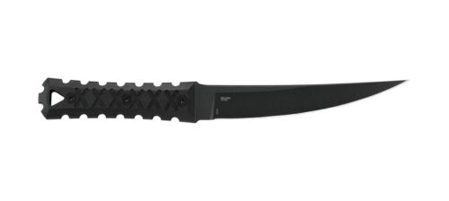 CRKT HZ6 Fixed Blade Knife with Sheath: SK-5 Plain Edge Black Coated Blade, G... - Picture 2 of 11