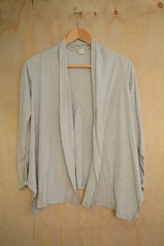 ivivva - Gray soft lightweight PIMA cotton studio shrug cardigan, sz 10 - 第 1/3 張圖片