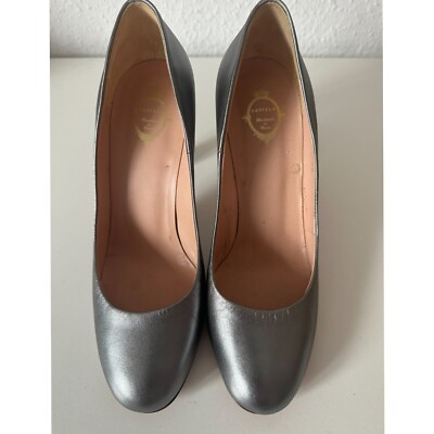 Unutzer Damenschuhe Gr.38, Grau ,Leder,gebraucht,in guten Zustand, 19