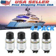 4PCS 12 Volt DC Heavy-Duty Momentary Push-Button 50 Amp Starter Switch