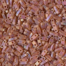 QTL-134FR, Matte Tr Dark TOPAZ AB, 5g, Quarter Tila, 2 hole, 5x1.2x1.9mm (qt20)