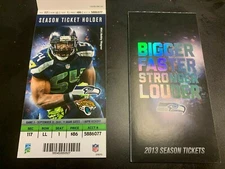 Seattle Seahawks 2013 Full Season Ticket Book - Super Bowl Champion Year
