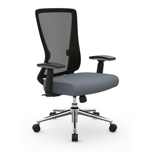 Realspace Levari Faux Leather Mid-Back Task Chair, Gray/Black | eBay