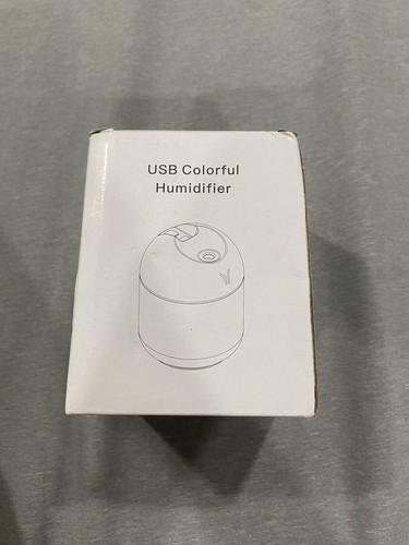 Brand New White USB Colorful Mini Humidifier - Picture 2 of 5