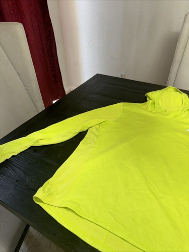 Adidas Hoodie Mens Xl GreenClimawarm Pullover Hooded Sweatshirt - Picture 2 of 11