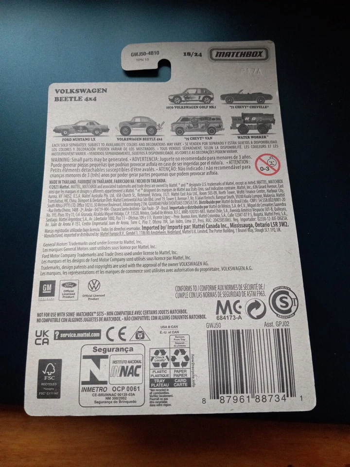Matchbox 2021 Volkswagen Bettle 4x4 18/24 - Image 2 of 2