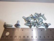 1/4-20 x 3/4" Steel Zinc Plated Carriage Bolt VINTAGE Made in USA! Qty of 15