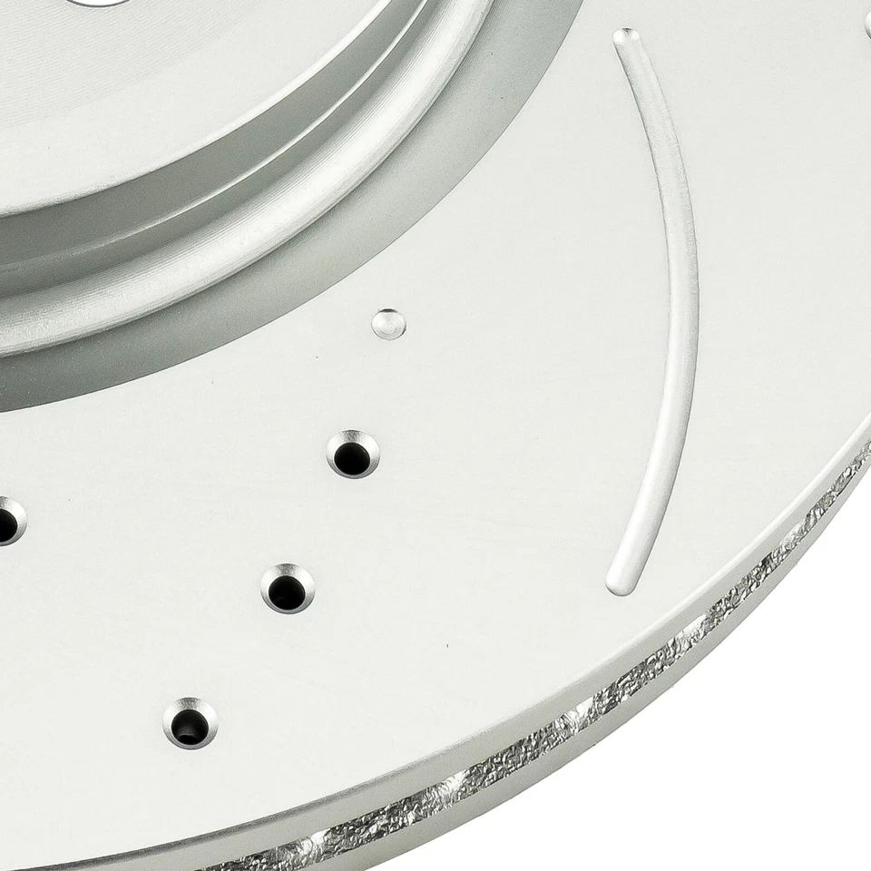 Front Drilled Disc Rotors & Brake Pads Fit For 2011-2014 Ford Explorer Base - Image 4 of 4