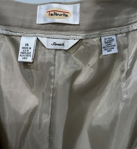 Pantalones de vestir elásticos beige para mujer 16 - Imagen 5 de 5