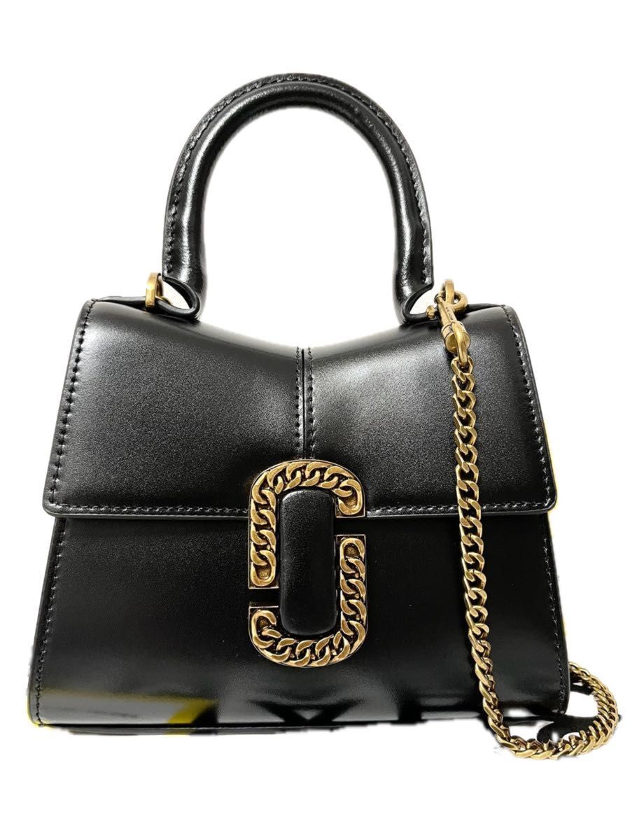 Marc Jacobs St. Mark Mini Top Handle Shoulder Bag Black J Marc Jacobs St. Mark Mini Top Handle Shoulder Bag Black J