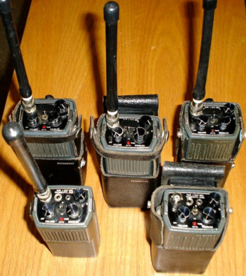 Lot of 5 Maxon CS-0510-HD 2-Way VHF Tranceiver Radio Walkie Talkie Untested