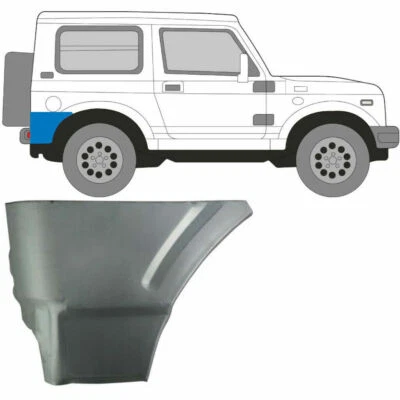 SUZUKI SAMURAI 1988-2004 Tôle de réparation Arrière / Droite - Photo 1/2