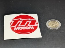 MOTO MOTOM Ø50MM LOGO ADESIVO